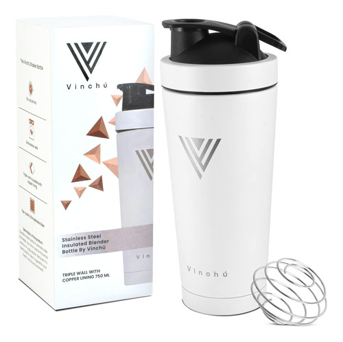 The Vinchu Blender Shaker Bottle - Botella De Agua De Acero 