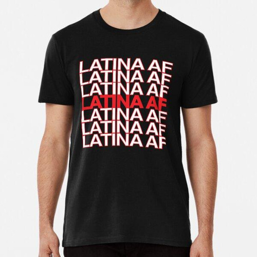 Remera Latina Af Algodon Premium