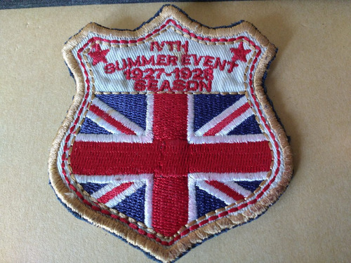 Escudo Britanico Bordado 1927// 1928 //unico //belgrano 