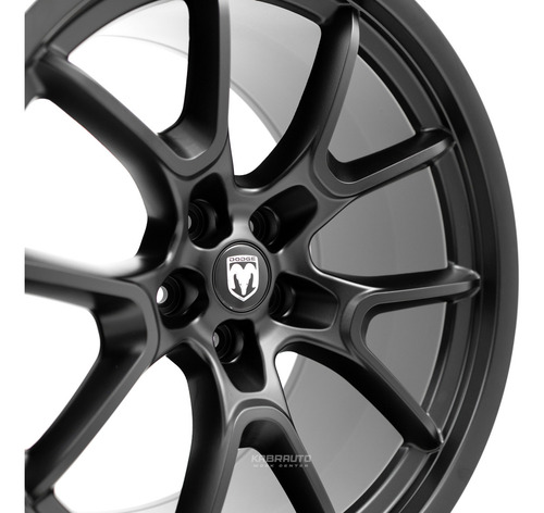 Rodas 20 Concavas Chrysler 300c Challenger 5x115 Duas Talas Cor Preto