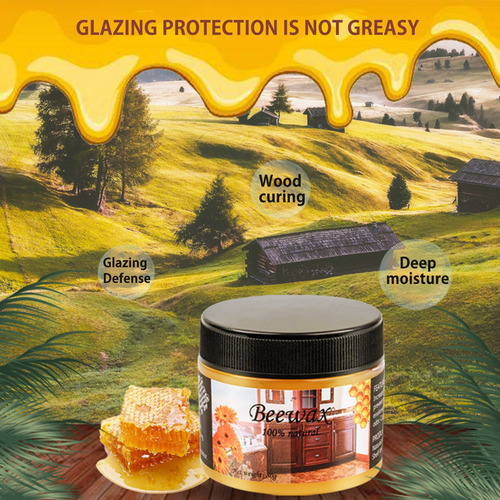 Cera De Abeja Micromolecular Natural, 80 G, Abrillantador De