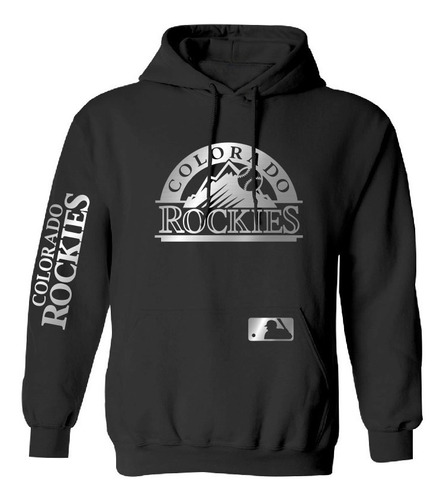 Sudadera Mod Colorado Rockies Mlb Silver Edition Reflejante