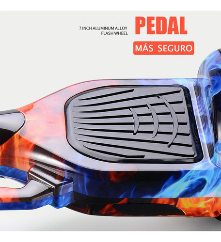 A Hoverboard Patineta Electrica Hoverstar Bluetooth Led