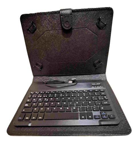 Funda Con Teclado Inhalambrico Bt  Noga 10/11  Nkb-bt10