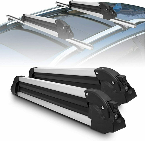 Rack Porta Skis Tabla Snowboard Con Llave Maxkare