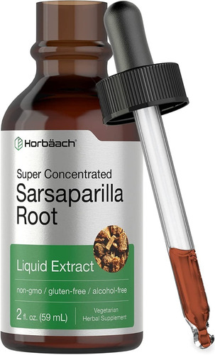 Horbaach I Sarsaparilla Root Extract | Alcohol Free | 2oz 