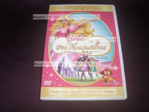 Barbie Y Las Tres Mosqueteras Pelicula Dvd