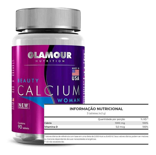 Beauty Calcium Woman 90 Caps - Midway - Cálcio + Vitamina D