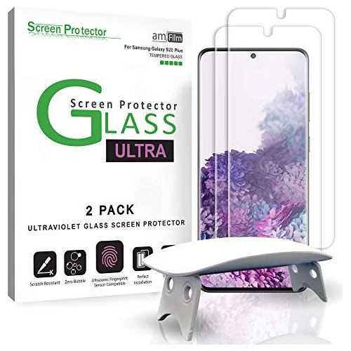 Amfilm Ultra Glass Protector De Pantalla Para Galaxy S20 Plu