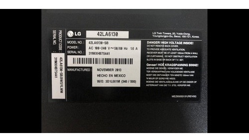 Imagen 5 de 9 de Tv LG Led 42