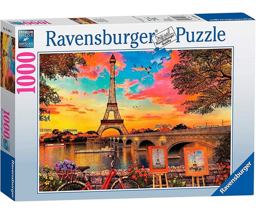 Torre Eiffel Atardecer Paris Rompecabezas 1000 Ravensburger