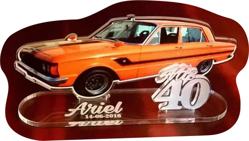 25 Souvenirs Hombre Cumple 18 50 40 Años Auto Falcon Ford