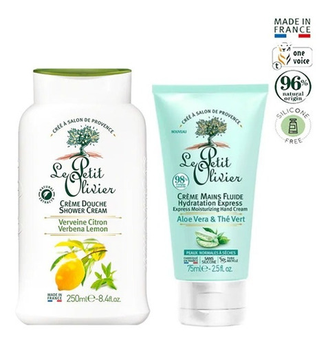 Pack Crema Mano Aloe Vera Y Crema De Ducha Verdena Limón