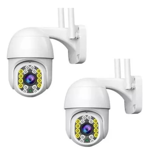 Pack X2 Camara Ip Wifi Exterior 1080p Inalambrica Hd