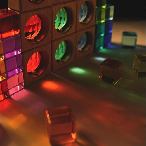 Juego De Bloques De Construcción De Cubos, Juguetes,