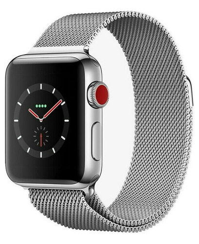 Reloj Apple Watch 3 38mm. Gps Acero Inoxidable Gris Ref (Reacondicionado)