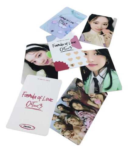 Tarjetas Twice Formula Of Love Fanmade Photocards Set X50