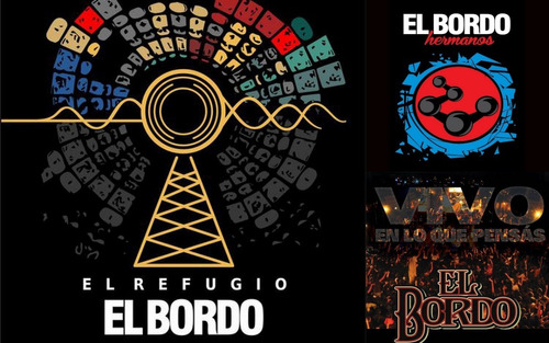 Cd El Bordo Pack 3 Cds Hermanos Refugio Vivo Open Music Sy
