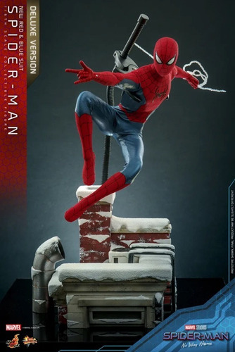 Hot Toys Spider-man New Red & Blue Suit Deluxe Far From Home