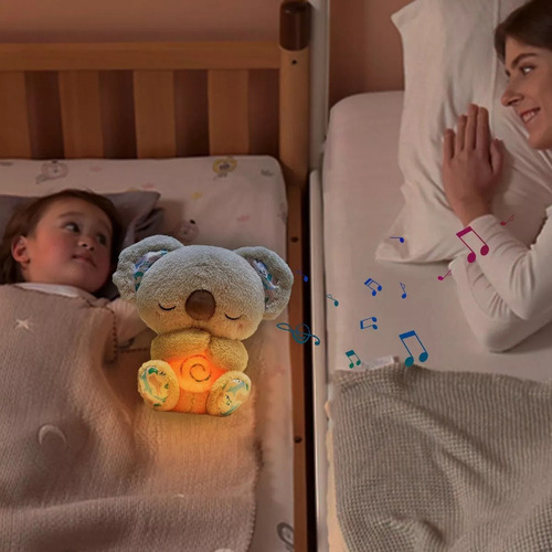 Un Koala De Peluche Que Respira Con Sonido Para Dormir Y Rel