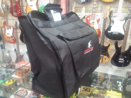 Bag Capa Para Acordeon 80 Baixos Reforçada Mochila Com Bolso