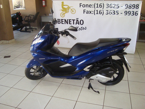 Imagem 3 de 9 de Honda Pcx 150 Azul 2020