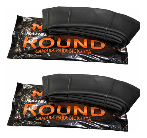 Pack 2x Cámaras Hule Sintético Round Bmx Rodado 20 X 2.125