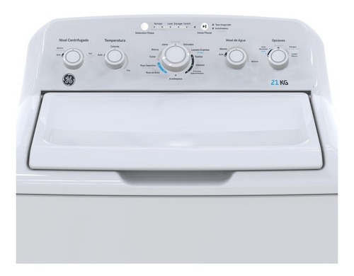 Lavadora automática GE hasta 21kg 127V color blanco