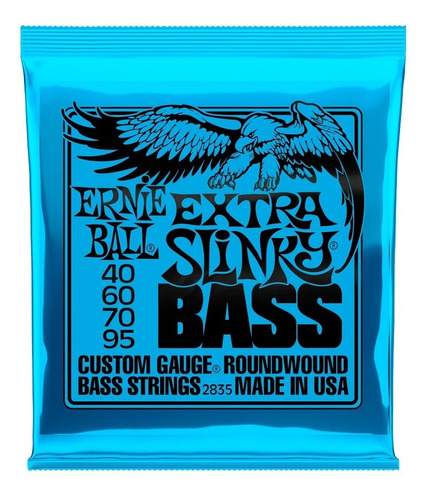 Encordoamento Ernie Ball Para Baixo 4c 040-095 Extra Slinky