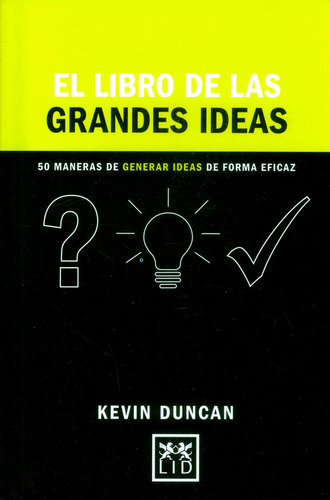 El Libro De Las Grandes Ideas / Kevin Duncan / Lid