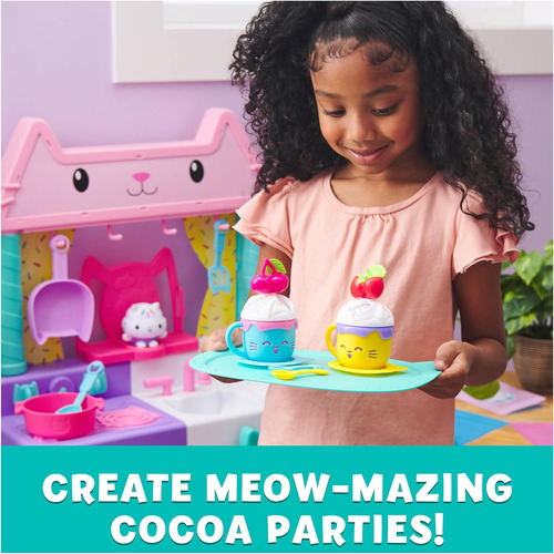 Gabbys Dollhouse Set De Postres Y Chocolates Color Rosa Clar