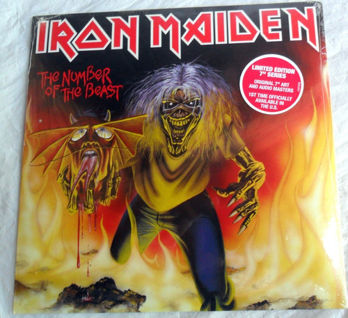 Iron Maiden - The Number Of The Beast Single Usa Limited E