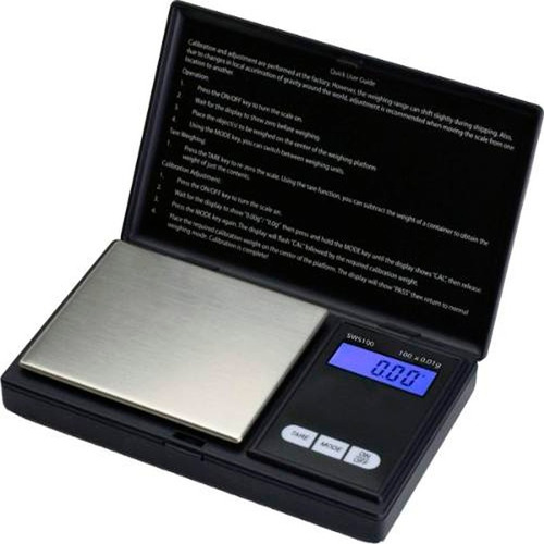 Balanza Gramera Bascula 2.000 Gramos Notebook 0.1g Gr Oz Ozt