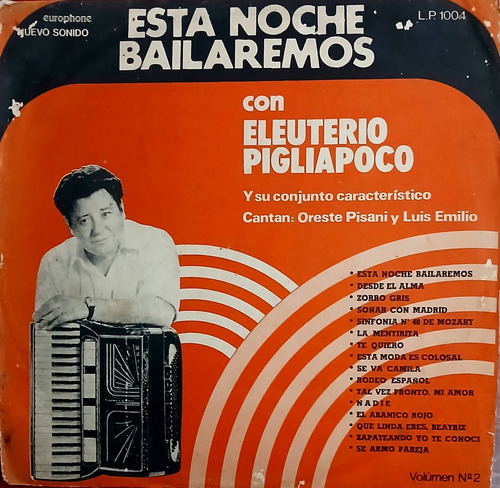 Eleuterio Pigliapoco - Esta Noche Bailaremos Volumen 2 Estándar (Usado)