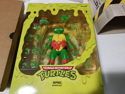 Raphael Super 7 Glow In The Dark Teenage Mutant Ninja Turtle
