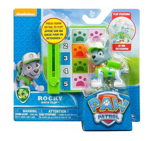 Paw Patrol Figura Articulada Salta Y Gira 360°