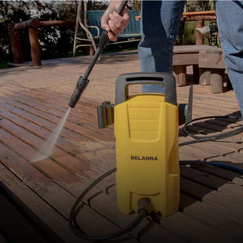 Hidrolavadora eléctrica Belarra H1200 amarillo de 1400W con 110bar de presión máxima 220V - 50Hz