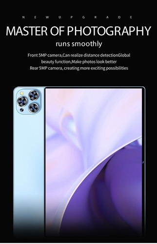 Tableta 10,1 Pulgadas 1920 X 1200 128 Gb Android 13 Wi-fi