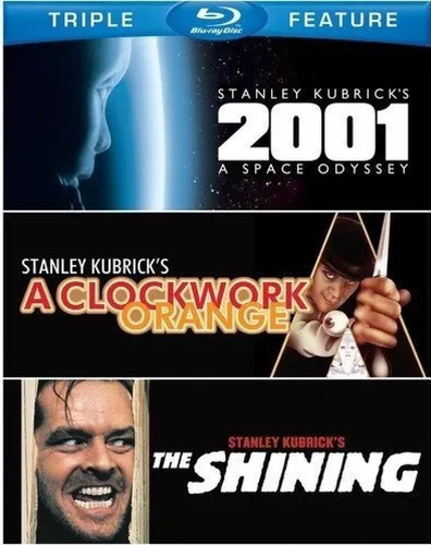 Blu-ray 2001 A Space Odyssey / A Clockwork Orange Naranja Mecanica / The Shining El Resplandor