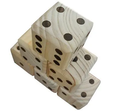 Juegos De Patio Los E.e.u.u. Yarda De Madera Gigante Dados
