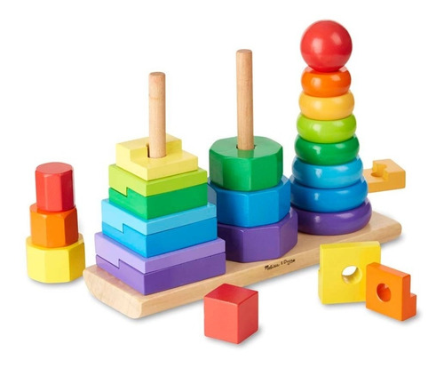 Juguetes Metodo Montessori Set Madera Figuras Melissa & Doug