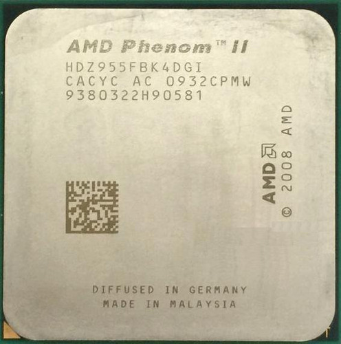 Procesador Amd Phenom Ii X4 955 4 Núcleos 3,20 Ghz Am3 Am2+