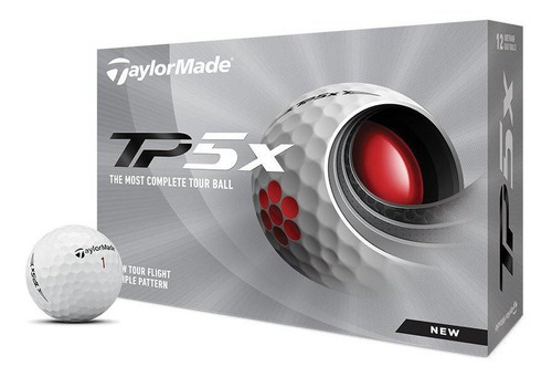 Pelotas Golf Taylormade Tp5x Caja X12 | The Golfer Shop Color Blanco