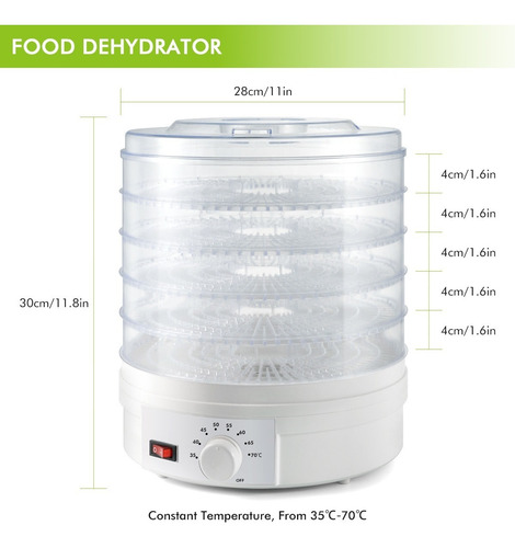 Imagen 5 de 8 de Deshidratador De Alimentos Sunix, Deshidratadores Eléctricos