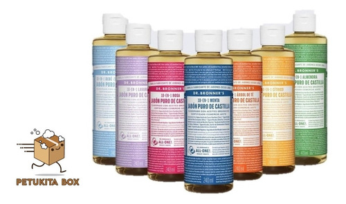 Jabón Neutro-bebé Puro De Castilla-dr. Bronner´s_petukitabox