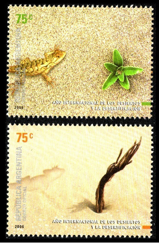 2006 Años Internacion Del Desierto - Argentina (sellos) Mint