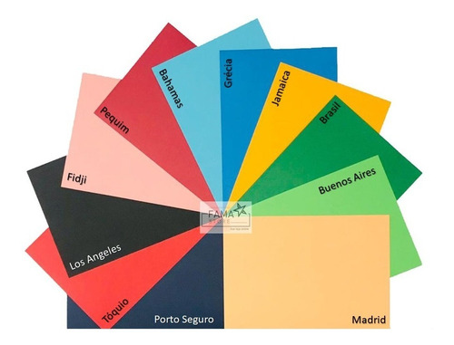 Papel Color Plus A4 180g 100 Folhas + 60 Lamicotes