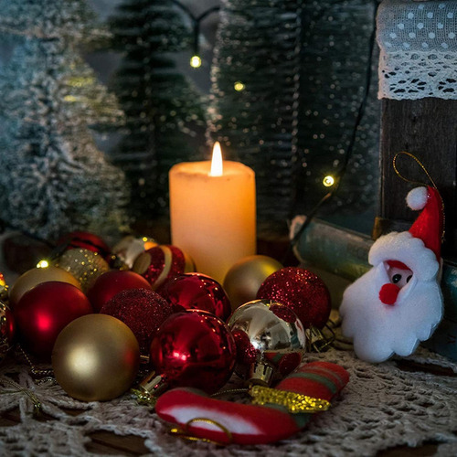 50 Bolas Colgantes Navideñas Decoración Del Hogar 4cm