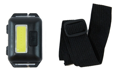 Imagen 1 de 8 de Linterna Minera De Cabeza Con Vincha Led 10w Cob 3 Modos
