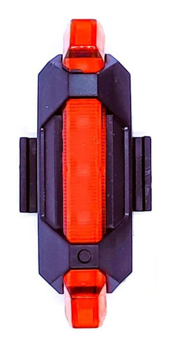 Imagen 1 de 8 de Luces Luz Led Trasera Bicicleta Usb Recargable Facil Uso